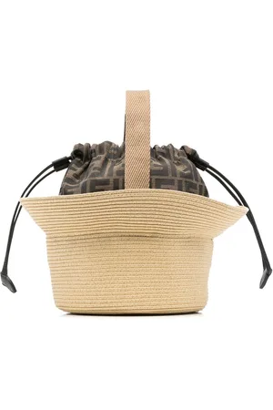 Fendi Woven sun hat