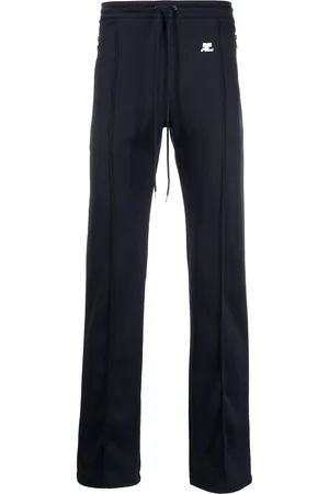 Courrèges Logo-appliqué trousers