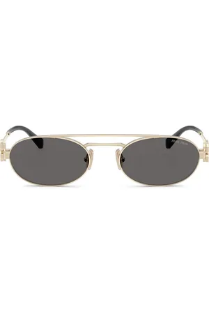 Miu Miu Logo-lettering sunglasses