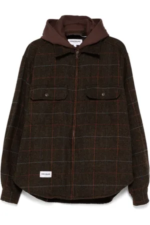 Chocoolate Layered hooded jacket