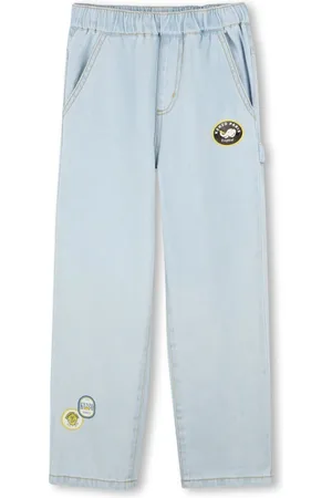 Kenzo Elasticated straight-leg jeans