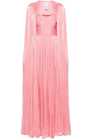 Ana Radu Plissé maxi dress