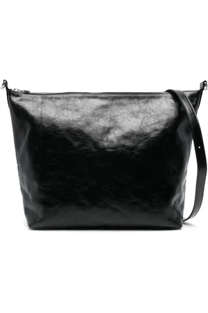 Marine Serre Moonogram-embossed leather cross body bag