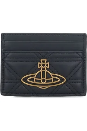 Vivienne Westwood Orb-plaque quilted leather wallet