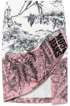 Moschino Illustration-print mini skirt
