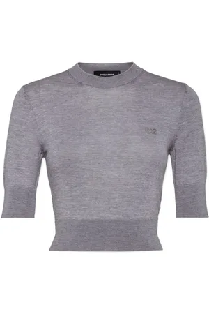 Dsquared2 Cropped knitted top