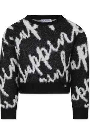 Pinko Logo-intarsia sweater