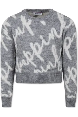 Pinko Logo-intarsia sweater