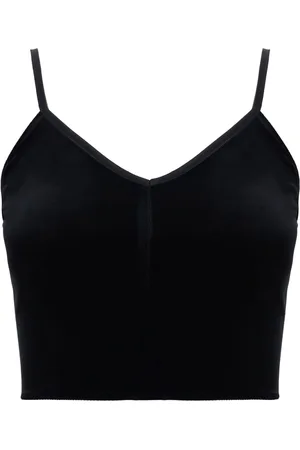FORTE FORTE Velvet cropped top