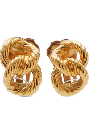 Dior 1990s chain clip-on earrings
