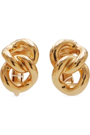 Dior 1990s chain-link clip-on earrings
