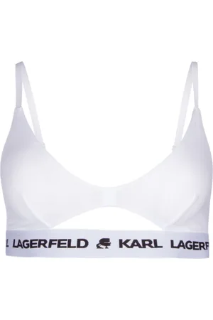 Karl Lagerfeld Logo-underband peephole bra