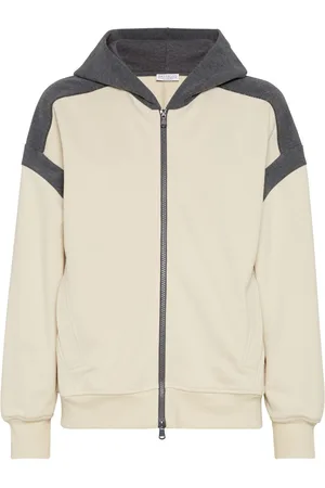 Brunello Cucinelli Panelled hoodie
