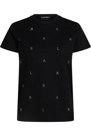 Karl Lagerfeld Rhinestone-embellished T-shirt