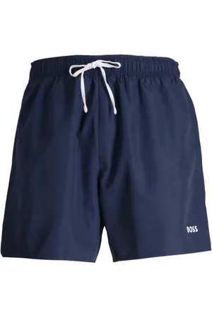 HUGO BOSS Logo-print swim shorts
