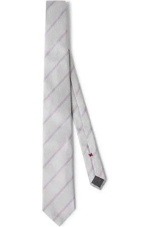 Brunello Cucinelli Striped silk tie