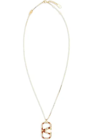 VALENTINO GARAVANI VLogo Signature crystal-embellished necklace