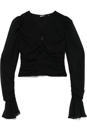 ROTATE Chiffon long-sleeve top