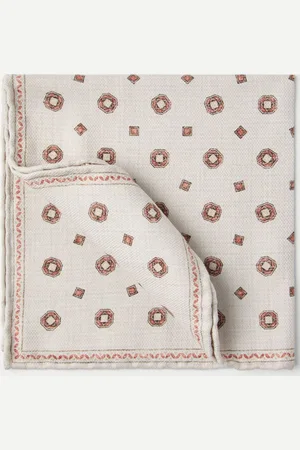 Brunello Cucinelli Printed silk pocket square