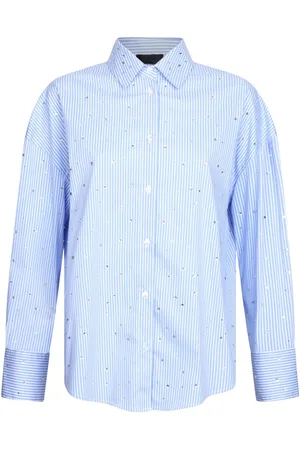 Liu Jo Rhinestone poplin shirt
