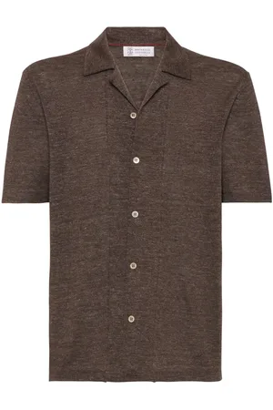 Brunello Cucinelli Short-sleeve knitted shirt