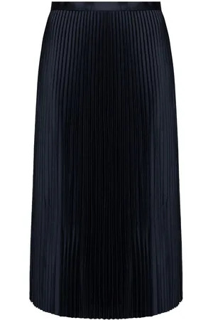 THEORY Pleated midi skirt