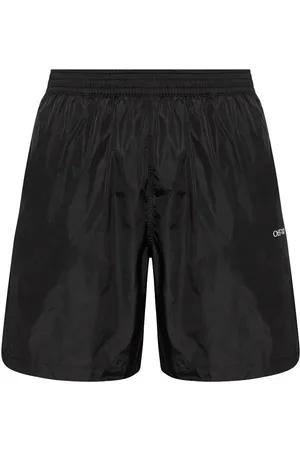 OFF-WHITE Logo-print swim shorts