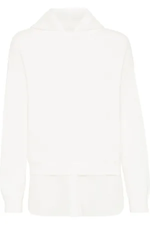 Brunello Cucinelli Monili-detail layered hoodie