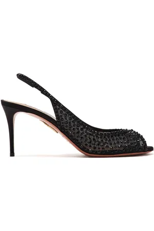 Aquazzura 75mm Crystal Lover sandals
