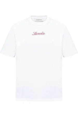 Lanvin Logo-embroidered T-shirt