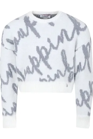 Pinko Logo-intarsia sweater