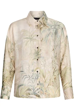 Liu Jo Tropical-print shirt