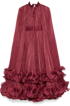 Ana Radu Plissé maxi dress