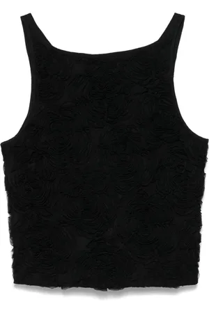 ROTATE Flower mesh top