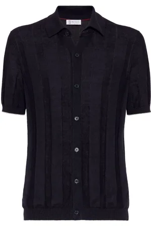 Brunello Cucinelli Short-sleeve knitted shirt