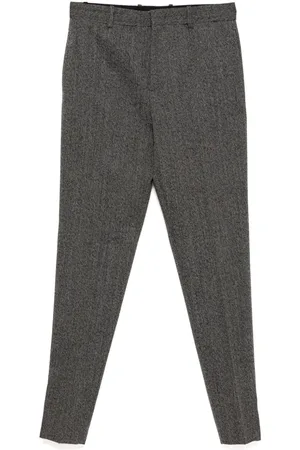 Jil Sander Textured wool tailored trousers