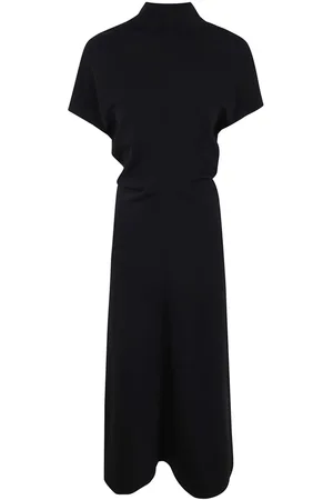 DRHOPE Draped-detail maxi dress