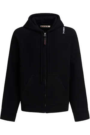 Marni Logo-embroidered hooded jacket
