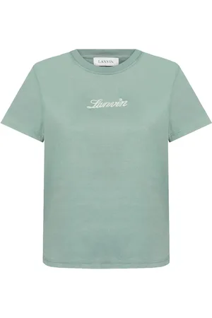 Lanvin Logo-embroidered T-shirt