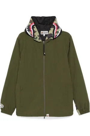 A Bathing Ape 1st camo shark hoodie jacket