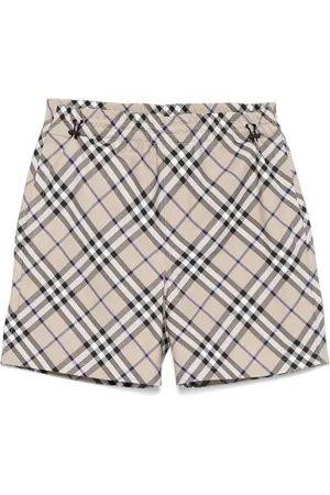 Burberry Check-pattern shorts