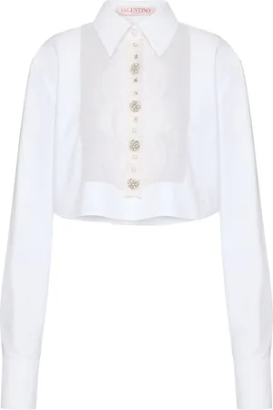 VALENTINO GARAVANI Embroidered poplin shirt