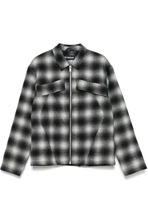 HAN Kjøbenhavn Checked padded shirt jacket