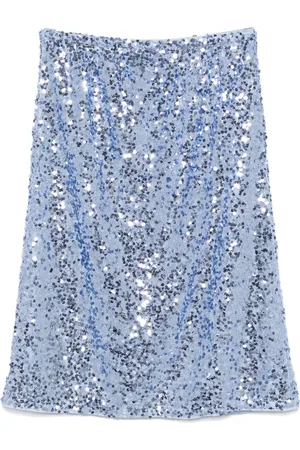 Baum und Pferdgarten Sequinned midi skirt