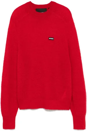 ROTATE Logo-patch sweater