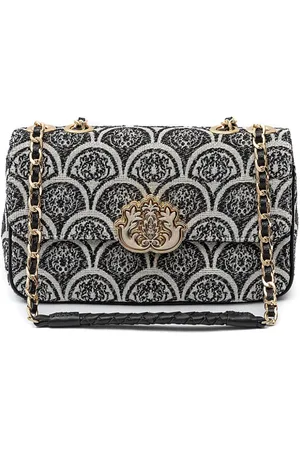 Isla Ibiza Sirena jacquard-print shoulder bag