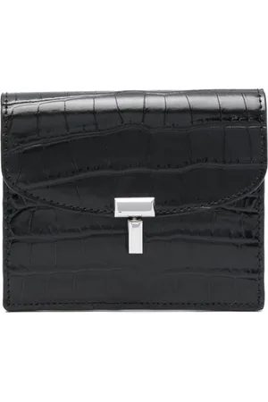 Totême T-lock leather card holder
