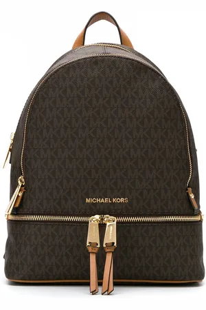 Michael Kors Medium Rhea logo-print backpack