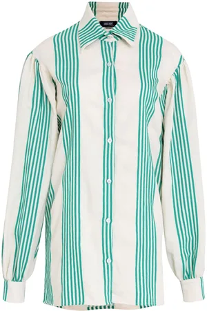 AMIR SLAMA X Jade Jade striped shirt