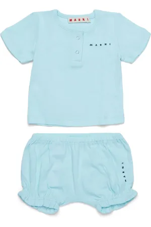 Marni Logo-print short set